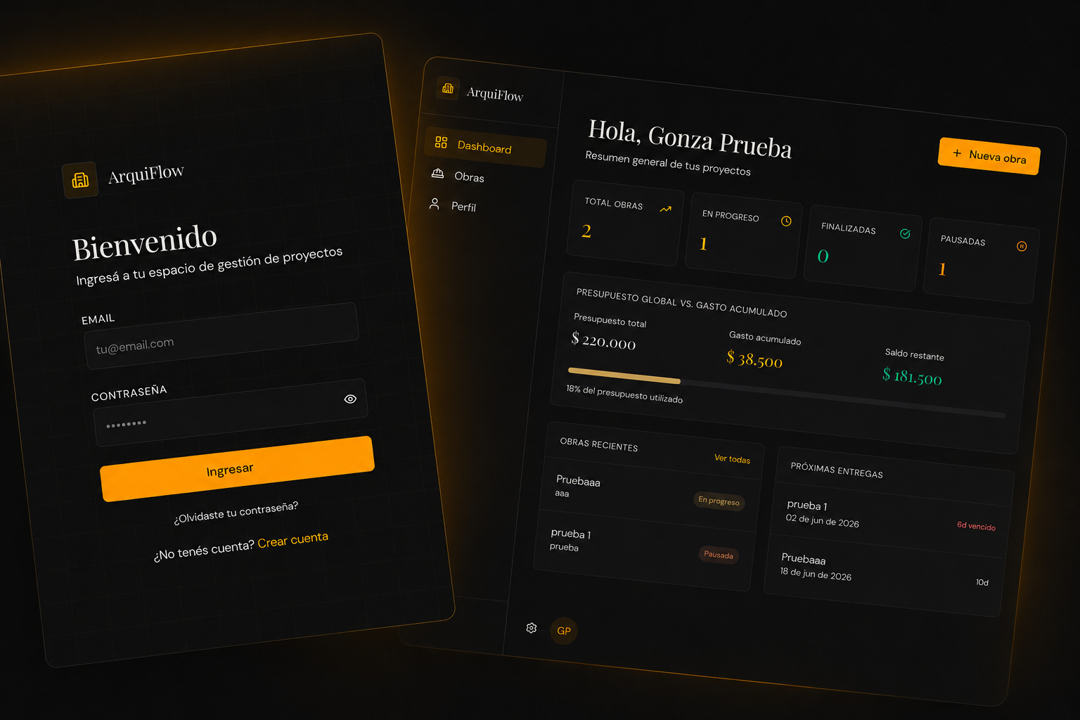 ArquiFlow App de Gestión
